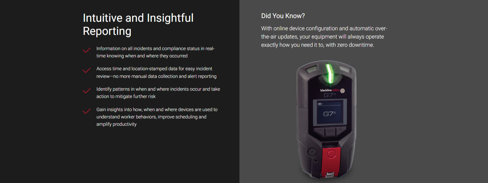 Blackline Safety G7 Lone worker monitor & portable gas detector