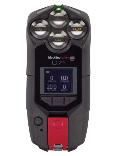 G7x Multi Gas Detector Lone Worker by Blackline Safety 